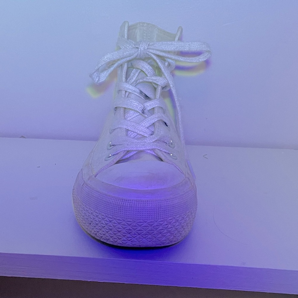 Converse high top white platforms kickscrew - Picture 3 of 3